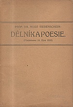 Siebenschein: Dělník a poesie, 1920