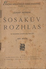 Meyrink: Šosákův rozhlas, 1928
