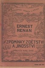 Renan: Vzpomínky z dětství a jinošství, 1925