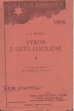 Seneca: Výbor z listů Luciliovi, 1919
