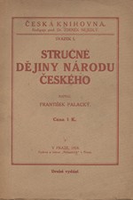 Palacký: Stručné dějiny národu Českého, 1918