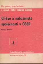 Černý: Církve a náboženské společnosti v ČSSR, 1985