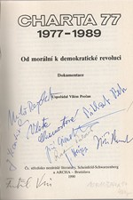 Prečan: Charta 77 : 1977-1989 : od morální k demokratické revoluci : dokumentace, 1990