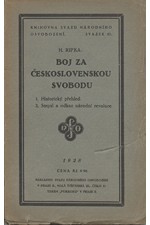 Ripka: Boj za československou svobodu, 1928