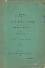Byron: Kain : Dramatická báseň lorda Byrona, 1895
