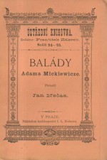 Mickiewicz: Balády Adama Mickiewicze, 1883