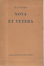 Šalda: Nova et vetera : Poesie, 1938