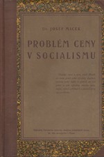 Macek: Problém ceny v socialismu, 1921