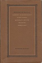 Balzac: Kabinet starožitností ; Stará panna ; Quinolův důvtip ; Macecha ; Spekulant, 1962