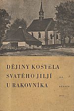Renner: Dějiny kostela svatého Jiljí u Rakovníka, 1937
