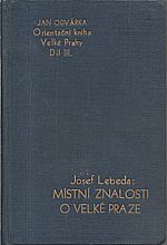 Lebeda: Místní znalosti o Velké Praze, 1933