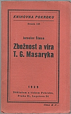 Šimsa: Zbožnost a víra T. G. Masaryka, 1939
