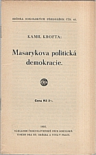 Krofta: Masarykova politická demokracie, 1935