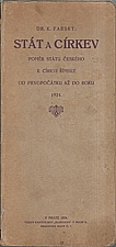 Farský: Stát a církev, 1924