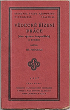 Pistorius: Vědecké řízení práce, 1927