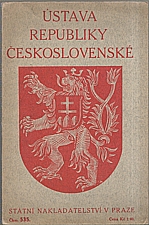 : Ústava republiky Československé, 1920