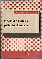 Leont'jev: Předmět a metoda politické ekonomie, 1950