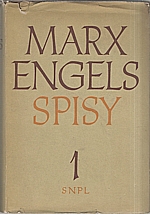 Marx: Spisy. Svazek 1., 1956