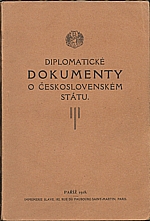 : Diplomatické dokumenty o československém státu, 1918