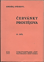 Přikryl: Červánky Prostějova. II. díl, 1931