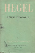 Hegel: Dějiny filosofie, díl  1., 1961