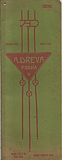 : -----A. Dřeva, Praha - Nejnovější cenník, 1913