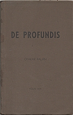 Palán: De profundis, 1934