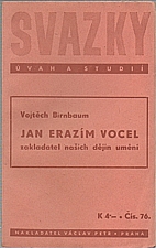 Birnbaum: Jan Erazím Vocel, zakladatel našich dějin umění, 1942