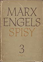 Marx: Spisy. Svazek  3., 1958