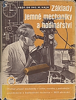 Hajn: Základy jemné mechaniky a hodinářství, 1953