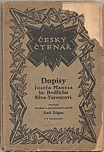 Mánes: Dopisy Josefa Manesa hr. Bedřichu Silva-Taroucovi, 1920