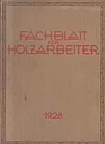 : Fachblatt für Holzarbeiter, 1929