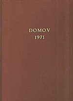 : Časopis Domov. Ročník 1971, č. 1-6, 1971