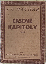 Machar: Časové kapitoly, 1920